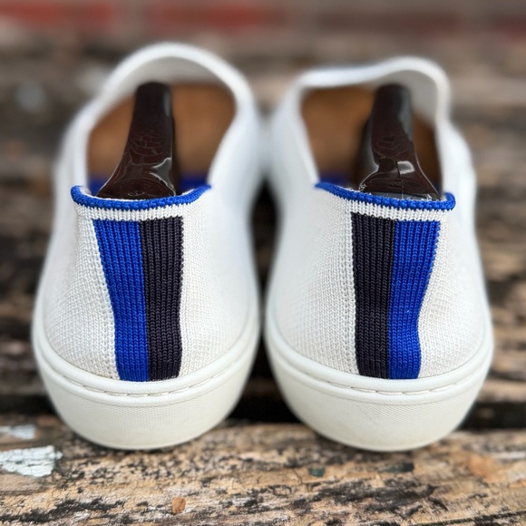 Rothy's The Original Slip On Women’s Bright White Size 6.5 Knit Sneaker M2 - Picture 6 of 15